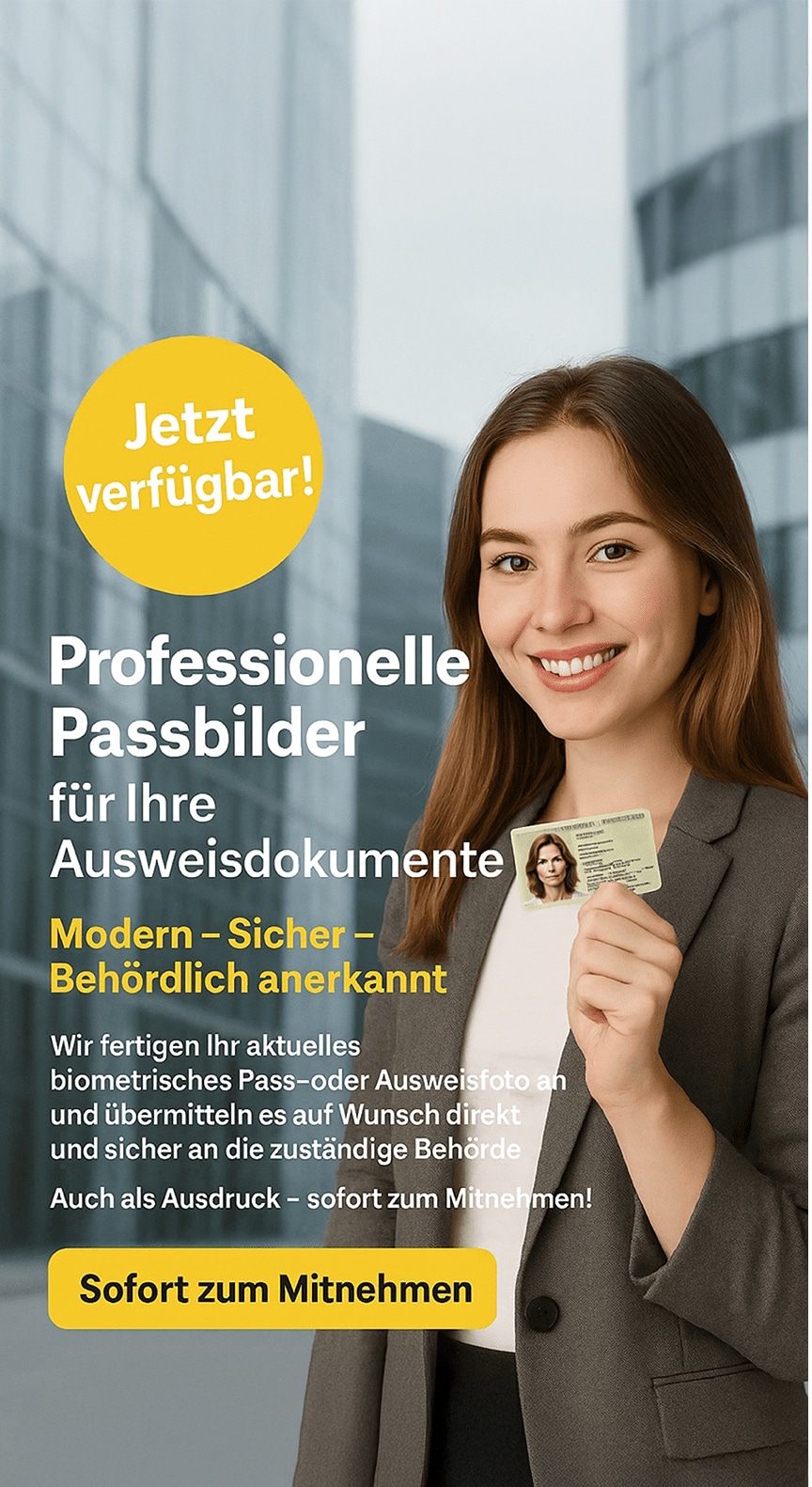 biometrische Passfoto mit QrCode Lahr
